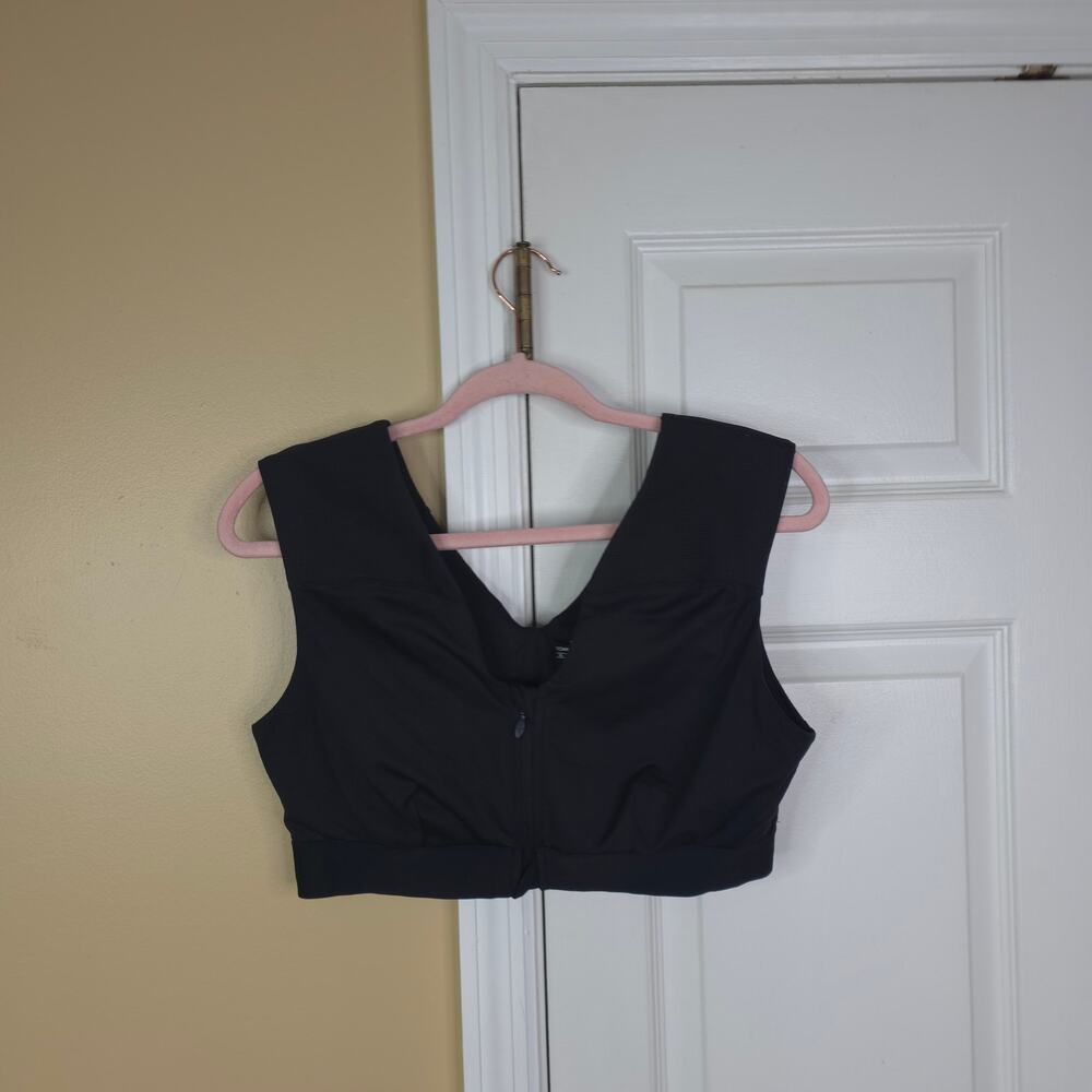 Tommie Copper Shoulder Support Bra in Black Size XL